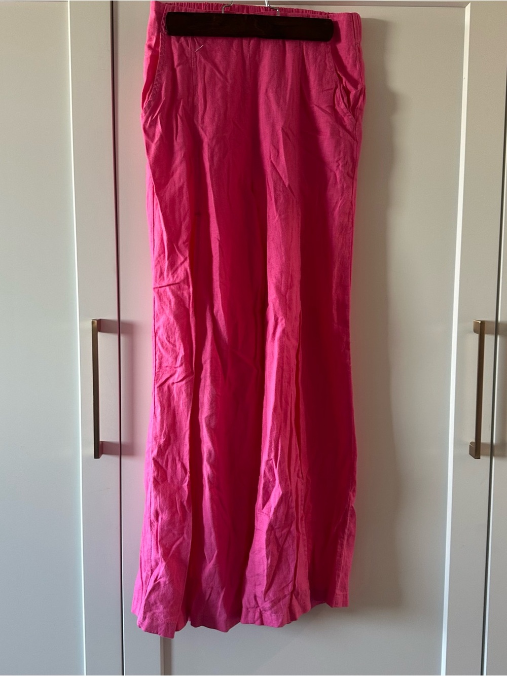 Women’s Hot Pink Wide-Leg Pants